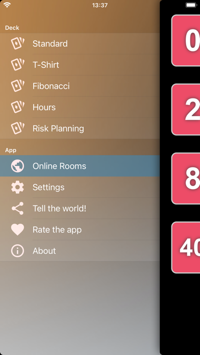 Scrum Poker Cards (Agile) Screenshot