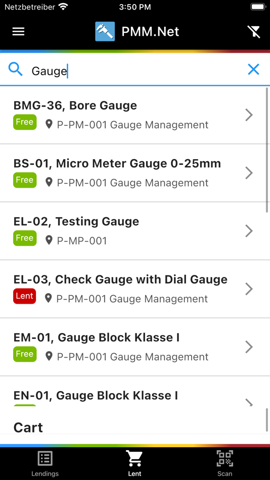 #1. Gauge Management PMM.Net (iOS) 由: CAQ AG Factory Systems