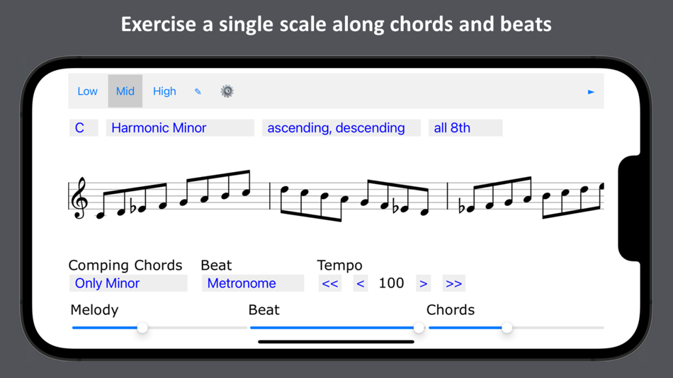 #2. Jazz Scales Trainer (iOS) By: Martin Miller
