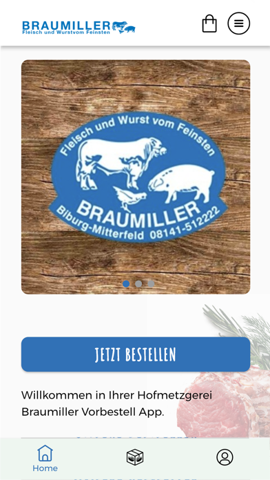 Metzgerei Braumiller Screenshot