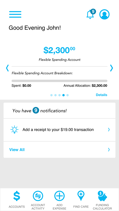 BCBSWNY Flex Benefits Screenshot