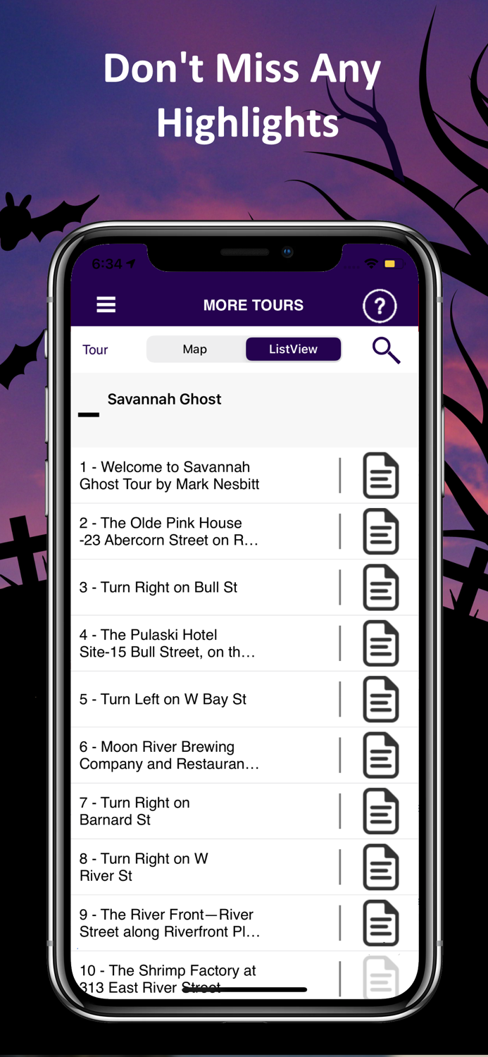 Ghosts of Savannah Tour Guide