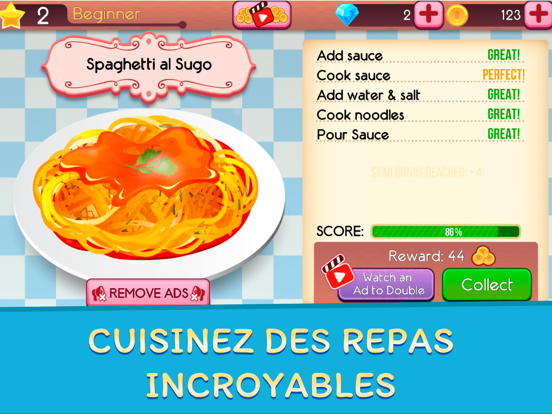 Screenshot #5 pour Cookbook Master: Cooking Games