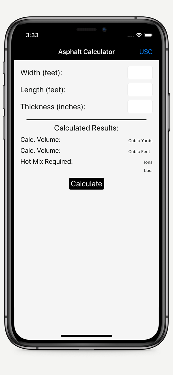 Asphalt Calculator One