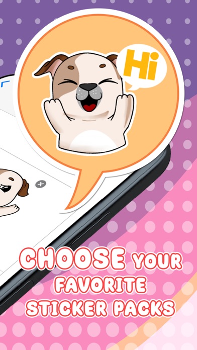 Cute Puppy Emoji Screenshot