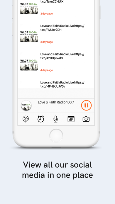 Love and Faith Radio 100.7 Screenshot
