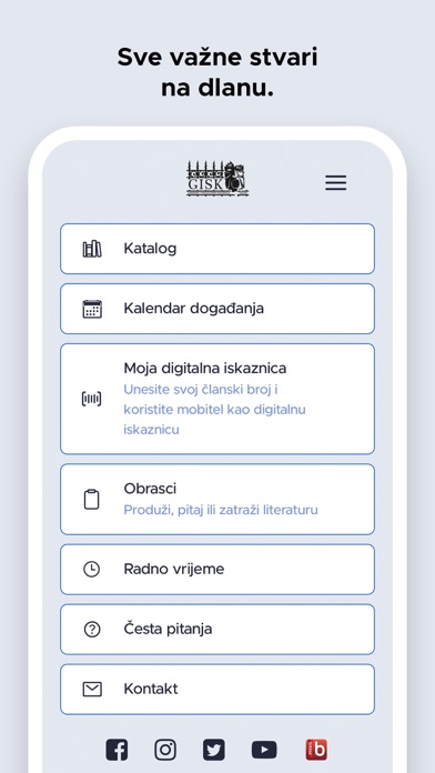 GISKO knjižnica Osijek Screenshot