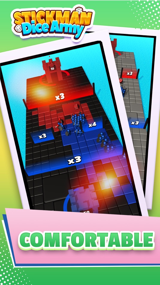 #2. Dice Army: Stickman Fighting (iOS) 由: 震宇 张