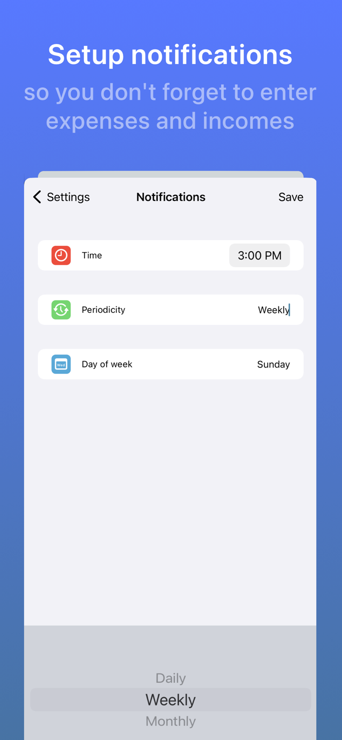 TrackMyMoney - expense tracker