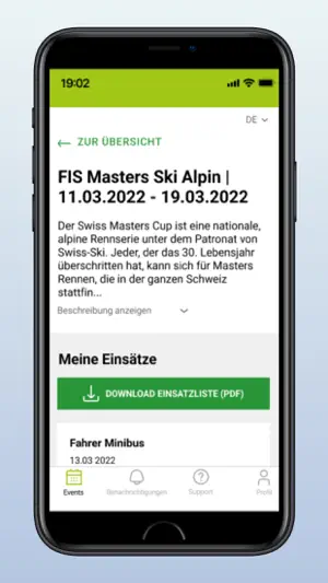 Swiss Volunteers screenshot 2