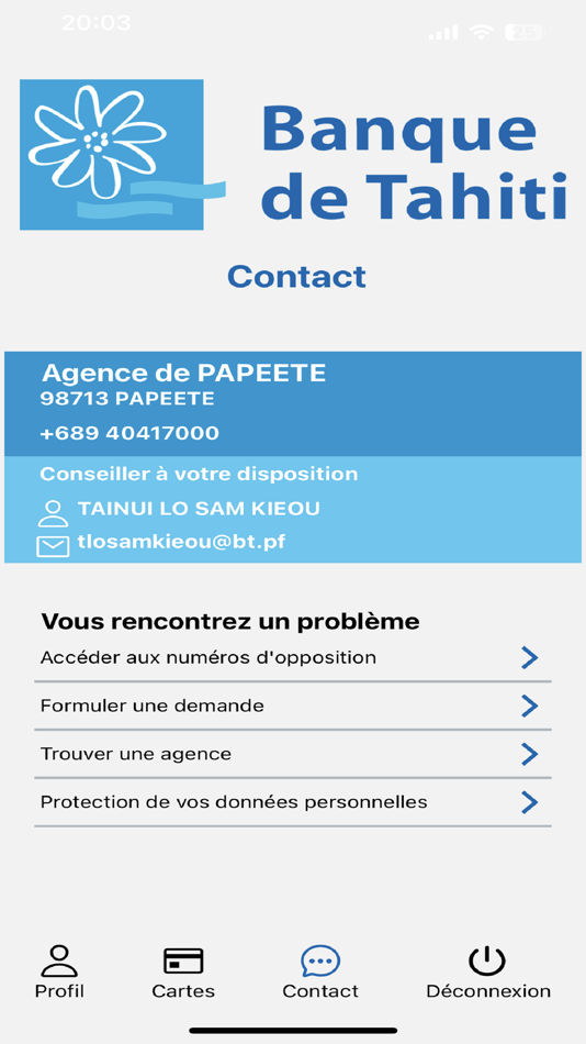 #7. Tiare c@rte (iOS) 由: BANQUE DE TAHITI