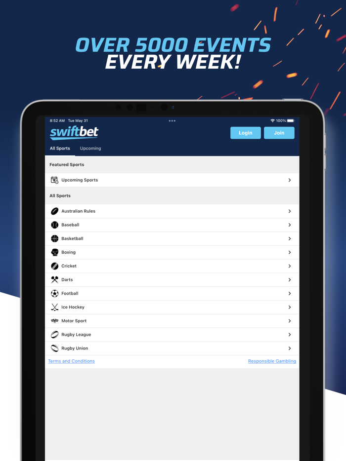 swiftbet - Online Betting App