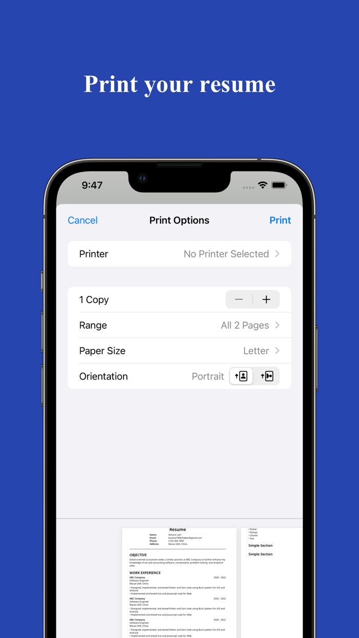 Resume Builder Smart CV Maker