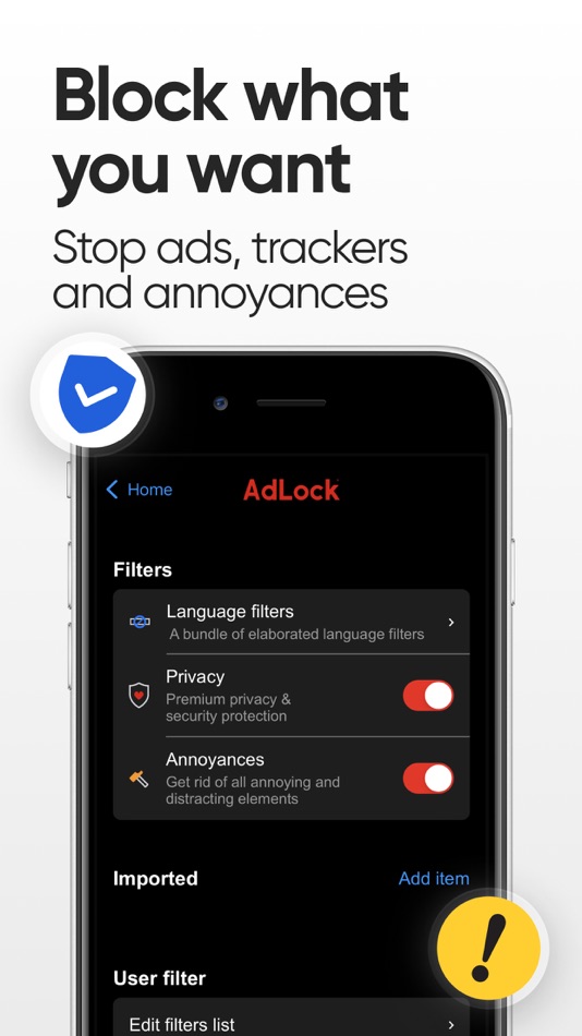 #3. AdLock: Ads Blocker & Privacy (iOS) 由: Hankuper s.r.o.