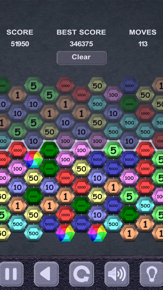 #8. Big Hexagon Puzzle (iOS) 由: Ruslan Goncharenko