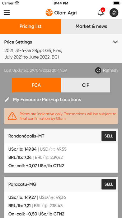 Olam Direct: Algodão Brasil Screenshot