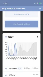 baby sleep cycle tracker iphone screenshot 4