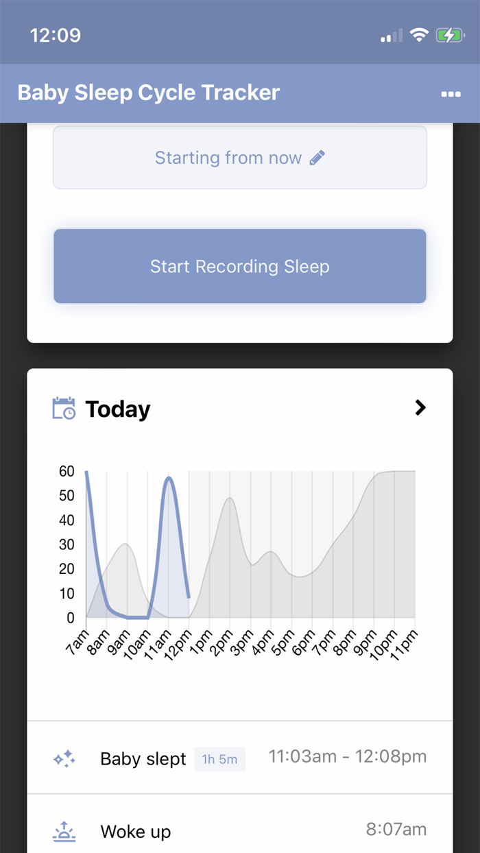 Baby Sleep Cycle Tracker
