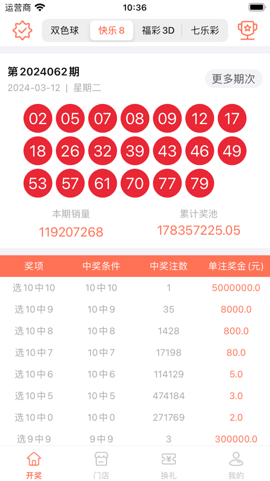 #3. 梦想彩站-您的福彩小助手 (iOS) 由: Shenzhen Camuning Technology Co., LTD