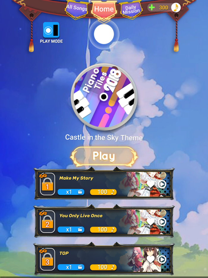 Anime Piano Swipe Saga