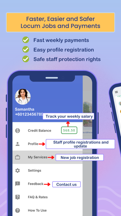 Locum Apps Staff Screenshot