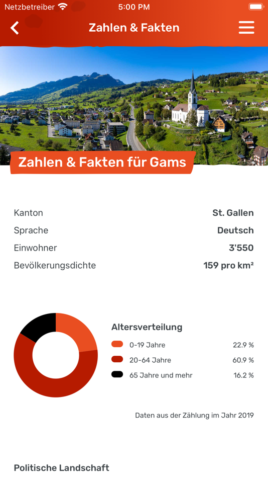 #3. Gemeinde Gams (iOS) Podle: Swisscom Directories AG