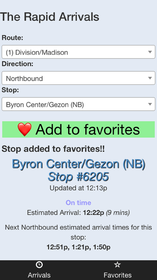 #1. Grand Rapids Rapid Bus Tracker (iOS) 由: Naiara Albaina