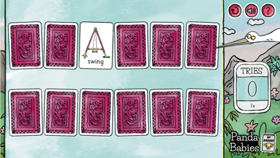 Panda Babies Match Cards Screenshot