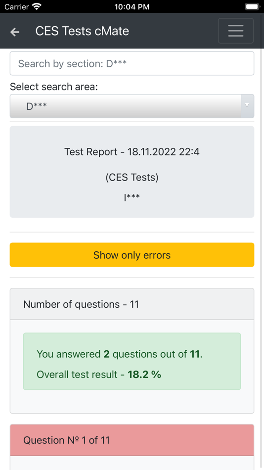 #6. CES Tests. cMate (iOS) 由: Maxim Lukyanenko