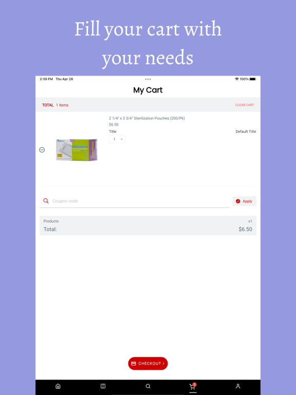 CAMSupply iPad screenshot 3 - Shopping app