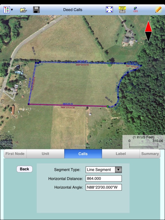 Screenshot #6 pour Deed Calls - Area - Perimeter