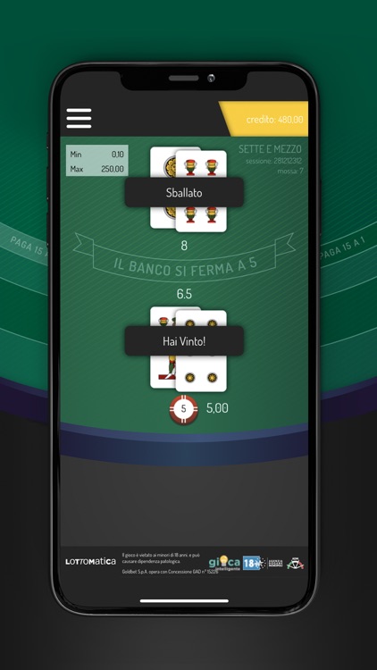 Lottomatica Sette e Mezzo
