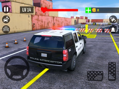 Police Car Parking Real Carのおすすめ画像4