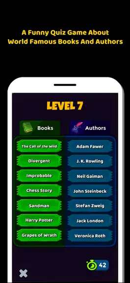 Game screenshot Books And Authors Quiz Game hack