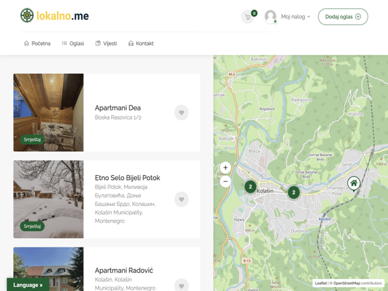 Lokalno.me screenshot 2