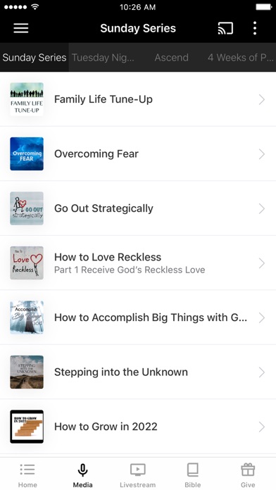 Foothills Community Church Screenshot