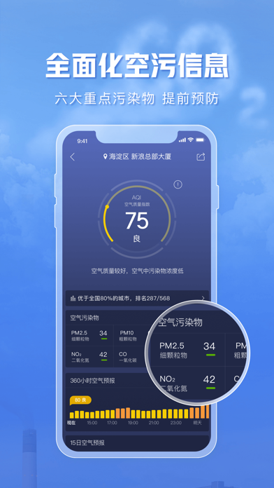 天气通-15日空气质量天气预报 Screenshot