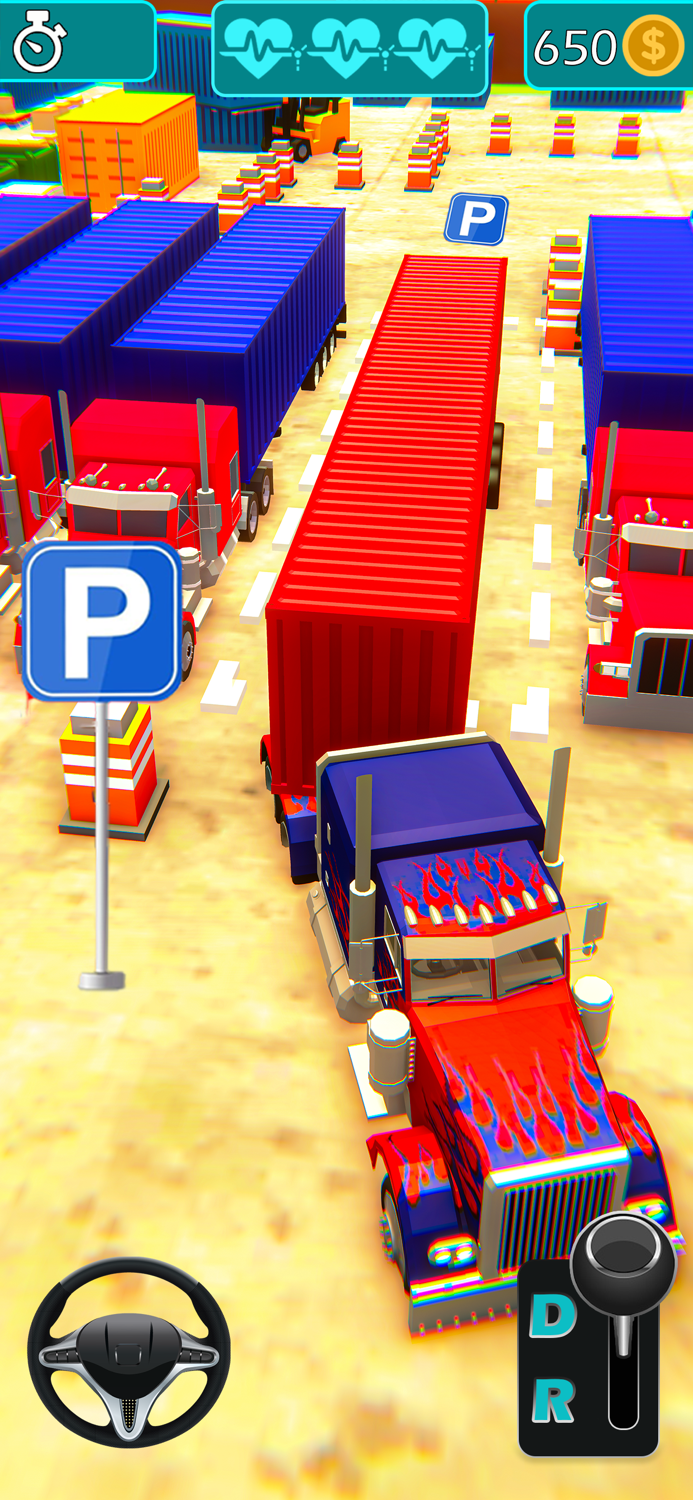 Truck Driving 3D Parking Game
