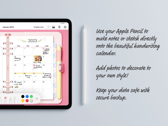 Screenshot #5 pour Pencil Calendar & Planner Pro
