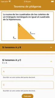 pythagorean theorem app iphone screenshot 2