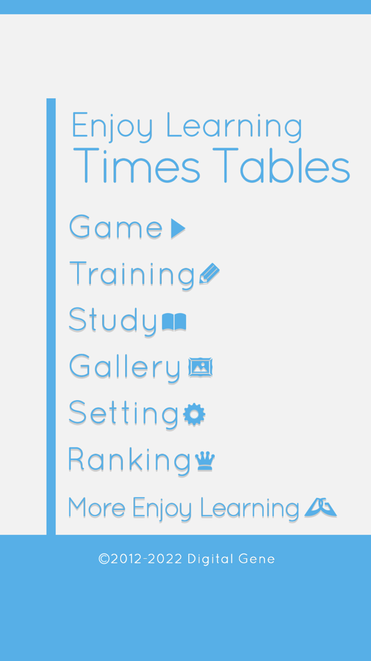 #5. Enjoy Learning Times Tables (iOS) 由: Plus Inc. (Japan)