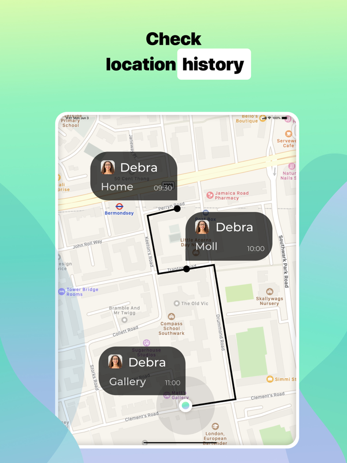 Geonected Find Track Friends