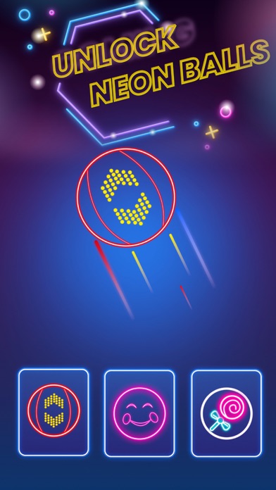 Neon Ball Hop – Aim and Shoot Screenshot
