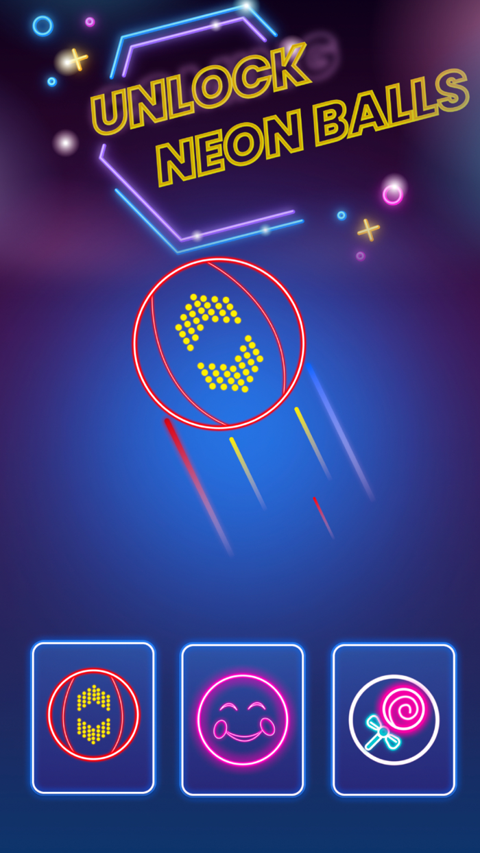 Neon Ball Hop – Aim and Shoot