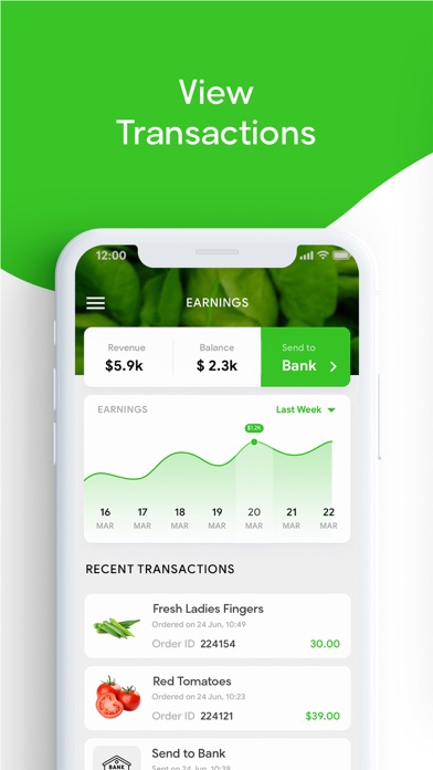 FoodChain Vendor Screenshot