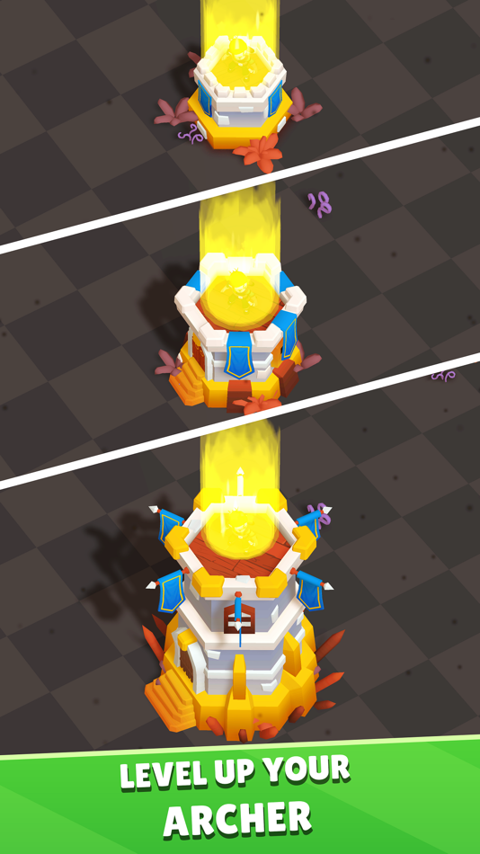 #7. Idle Archer Tower Defense RPG (iOS) Por: IsCool Entertainment