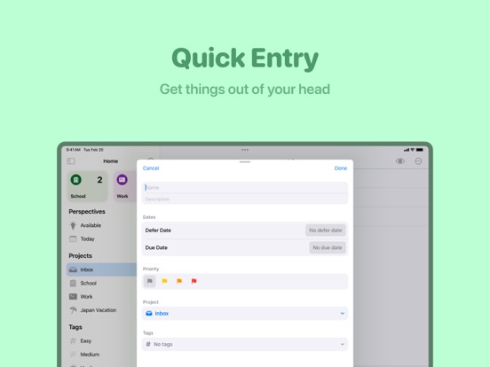 Perspectives: To-Do List iPad screenshot 6 - Productivity app