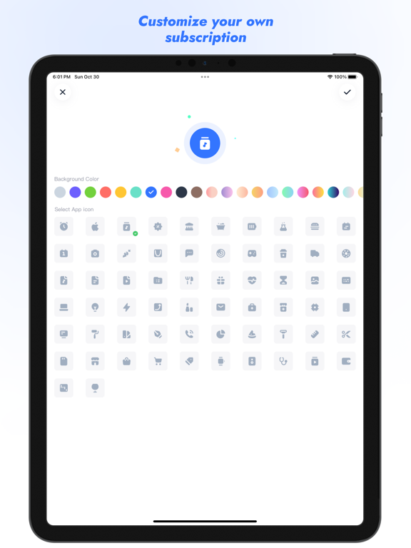 Pandora - Subscription Tracker iPad screenshot