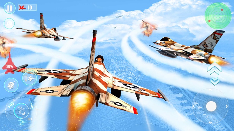 Plane Crash Fighter Jet Games screenshot-6