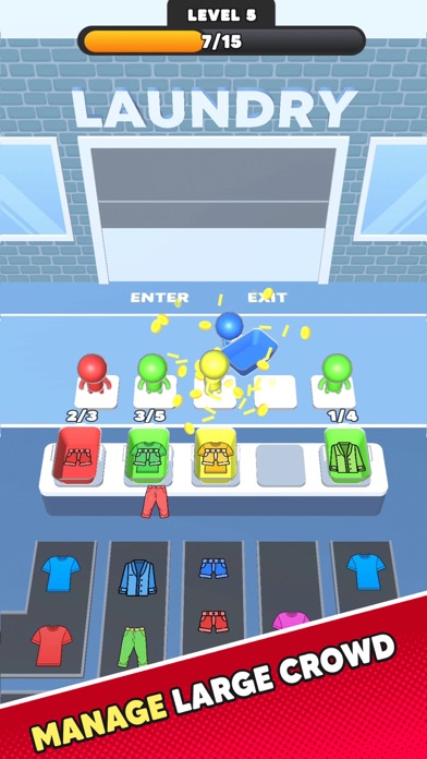 Laundry Sort: Puzzle Challenge Screenshot